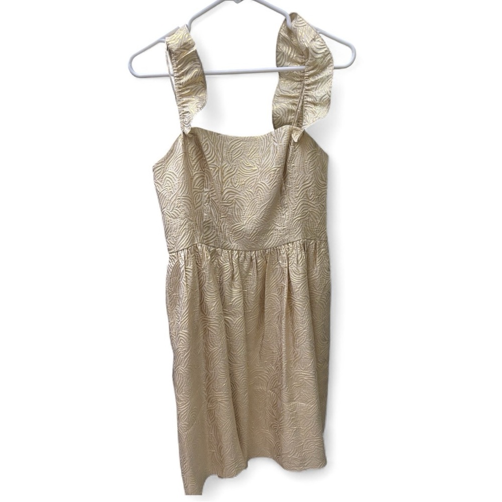 Lilly Pulitzer Gold Metallic Dress